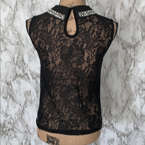 Love Culture | Sheer Top Blouse Black - Picture 6 of 6